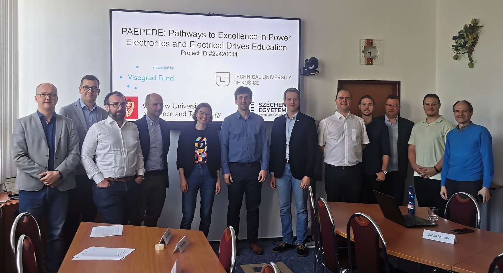 Organising commetee and guests at Kosice meetring